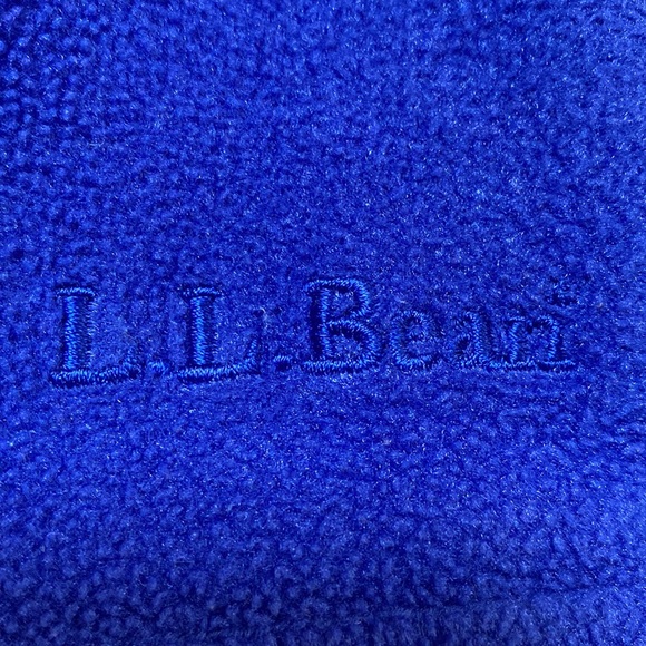 Vintage LL Bean Outdoors Long Sleeve Full Zipper Fleece Jacket Size Medium - Picture 3 of 10